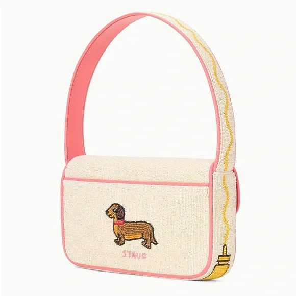 STAUD BEADED TOMMY BAG DOG DAYS HOT DOG - Picture 4 of 12